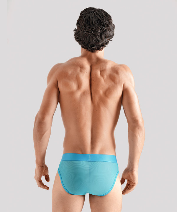 Rounderbum TRANSPARENT PRIDE Package Brief Blue Cyb