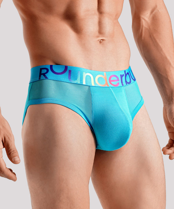 Rounderbum TRANSPARENT PRIDE Package Brief Blue Cyb
