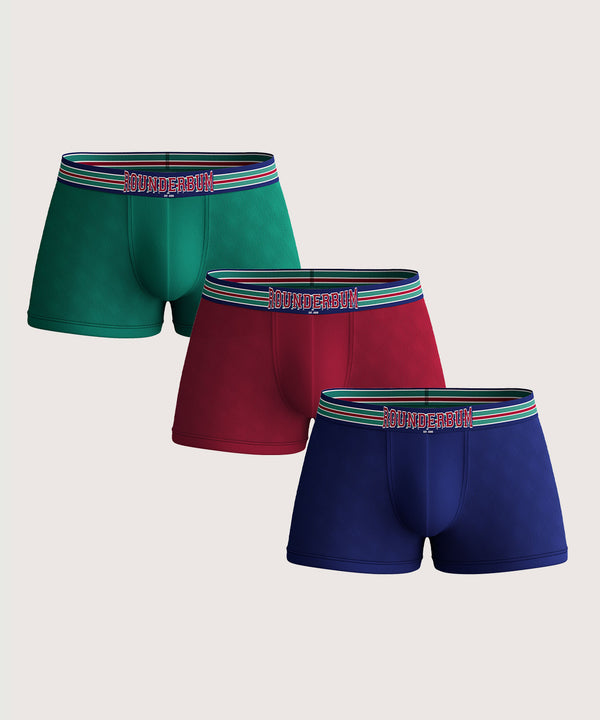 rounderbum VARSITY Lift Trunk 3-Pack Varsity Multicolor