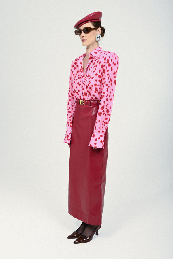 Rowen Rose Dalmatian Signature Shirt With Long Sleeves