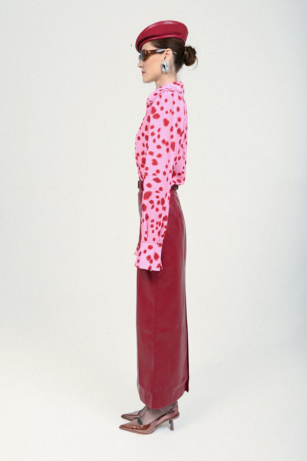 Rowen Rose Dalmatian Signature Shirt With Long Sleeves