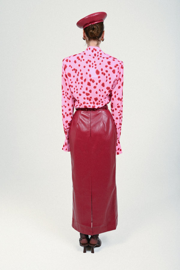 Rowen Rose Dalmatian Signature Shirt With Long Sleeves