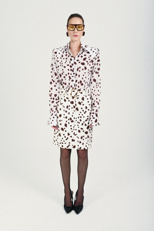 Rowen Rose Dalmatian Signature Shirt With Long Sleeves