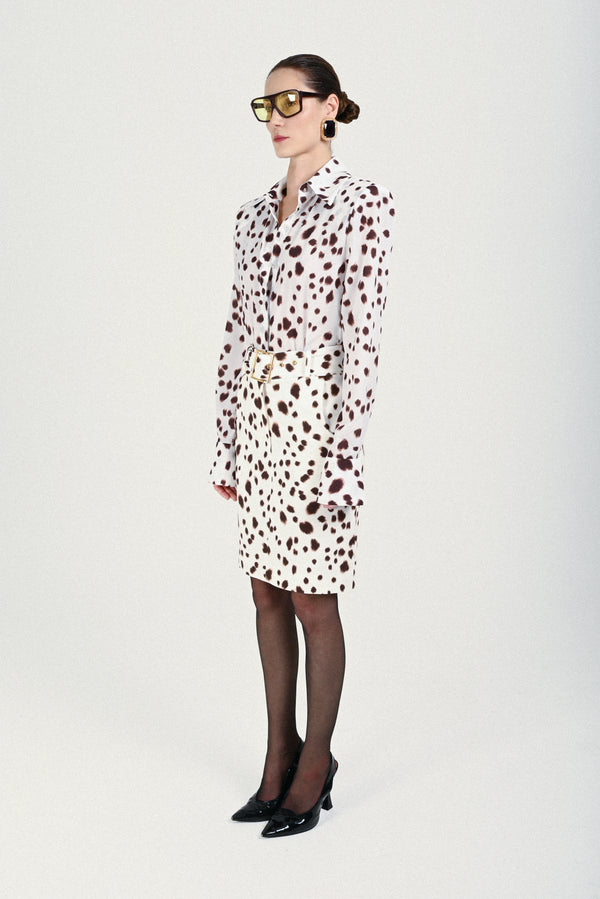 Rowen Rose Dalmatian Signature Shirt With Long Sleeves