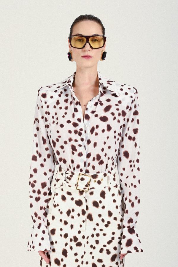 rowen rose Dalmatian Signature Shirt with Long Sleeves