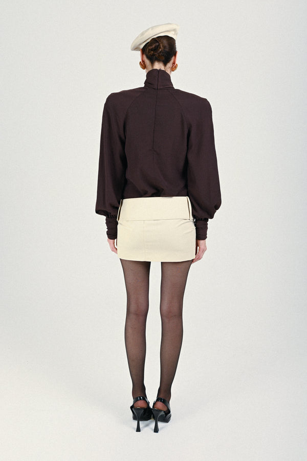 Rowen Rose Blouse With Bow Neck