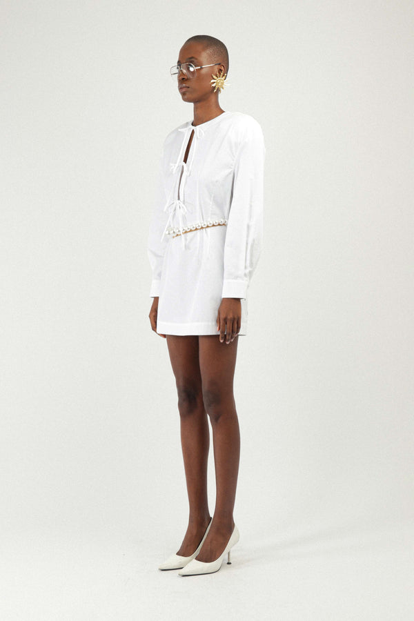 Rowen Rose Bow Mini Dress