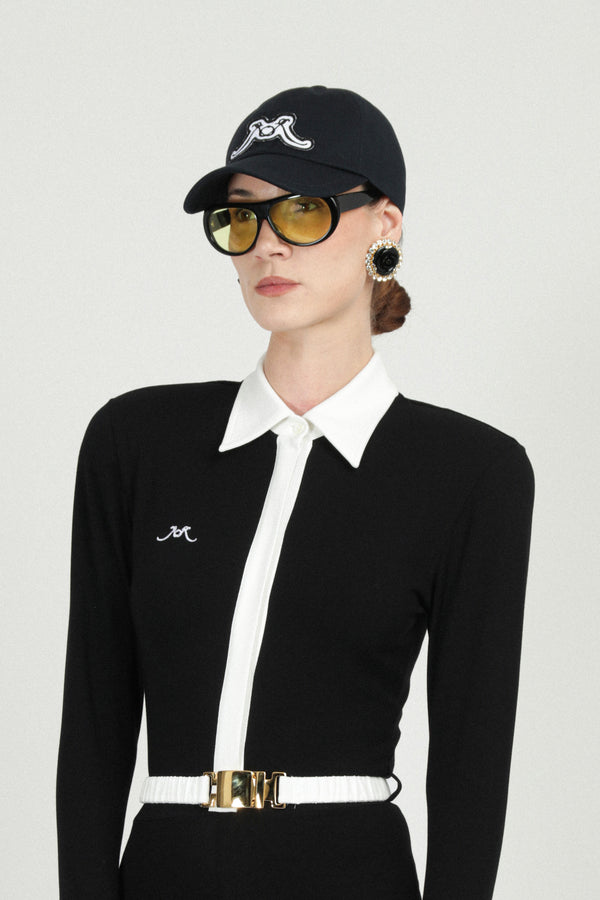 Rowen Rose Cotton Baseball Cap With Logo