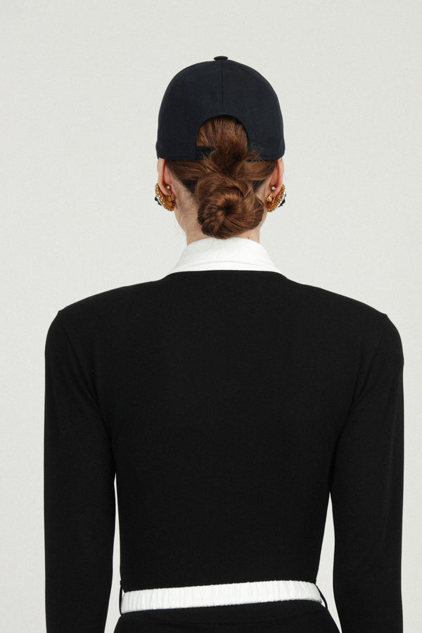 Rowen Rose Cotton Baseball Cap With Logo