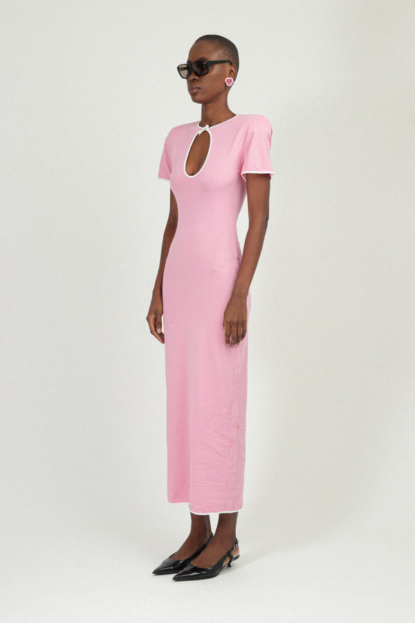 Rowen Rose Cut-out Jersey Long Dress
