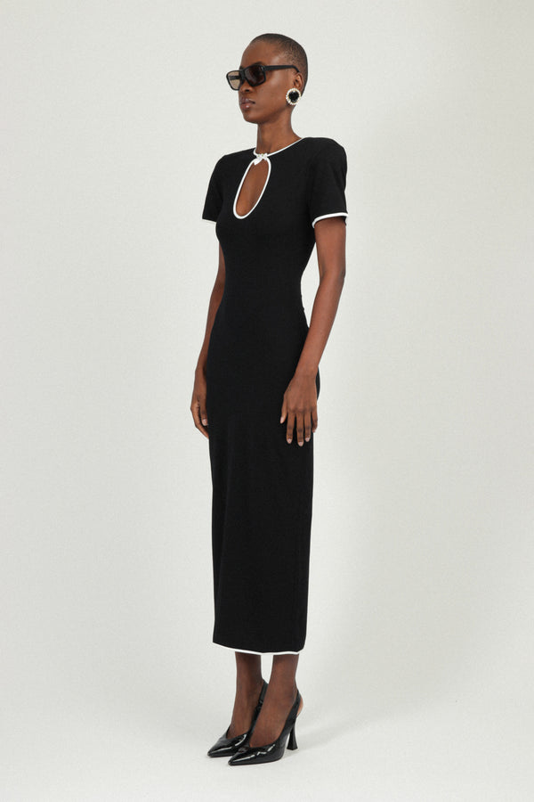 Rowen Rose Cut-out Jersey Long Dress