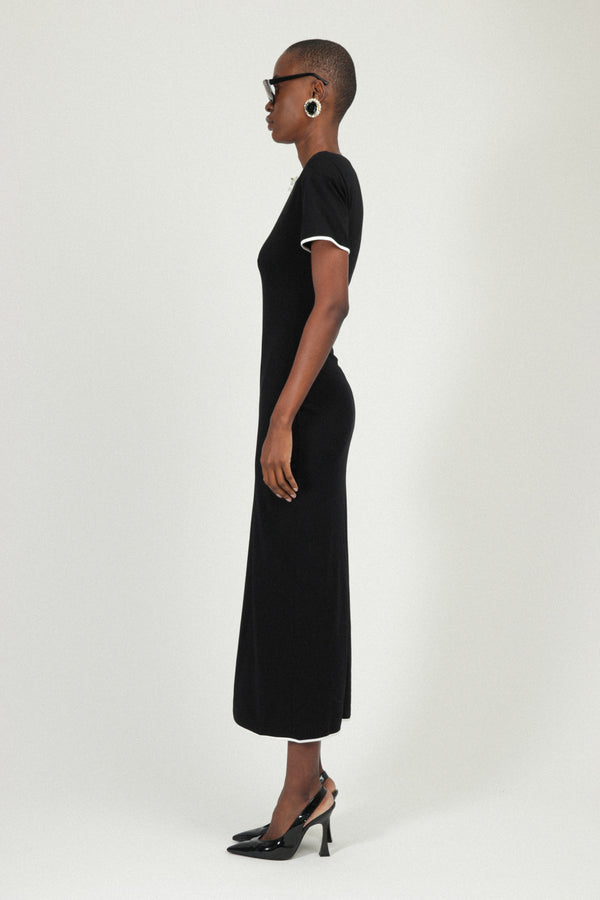 Rowen Rose Cut-out Jersey Long Dress
