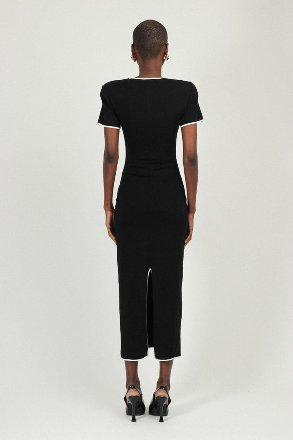 Rowen Rose Cut-out Jersey Long Dress