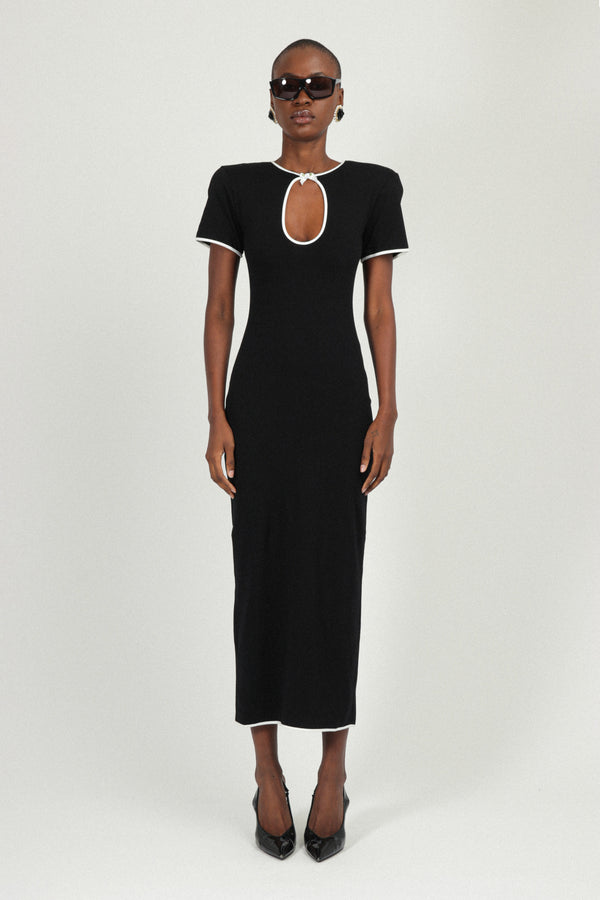 rowen rose Cut-out Jersey Long Dress