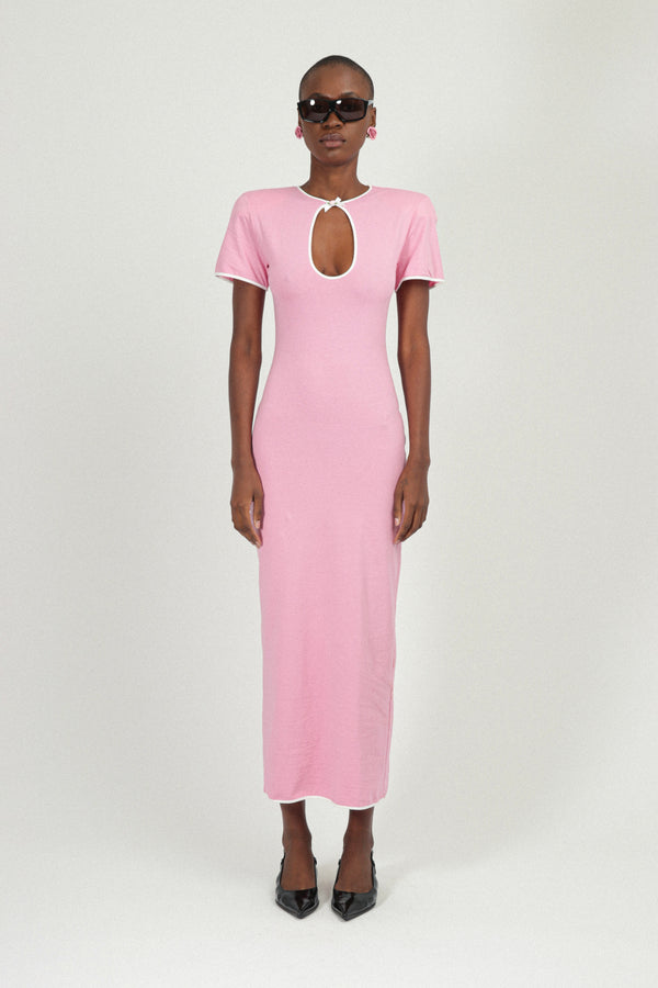 rowen rose Cut-out Jersey Long Dress