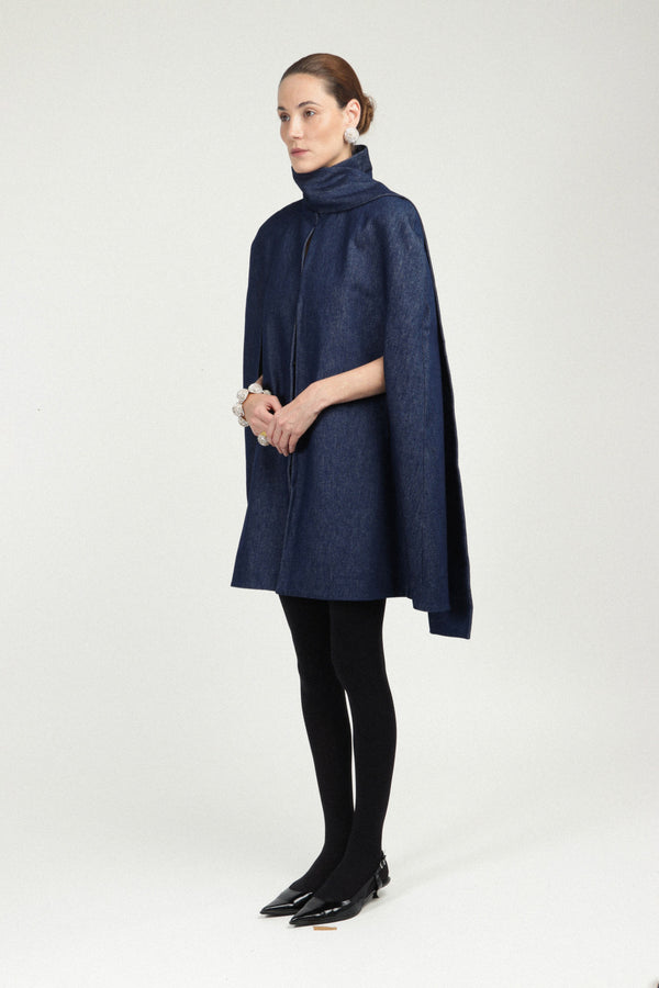 Rowen Rose Denim Cape