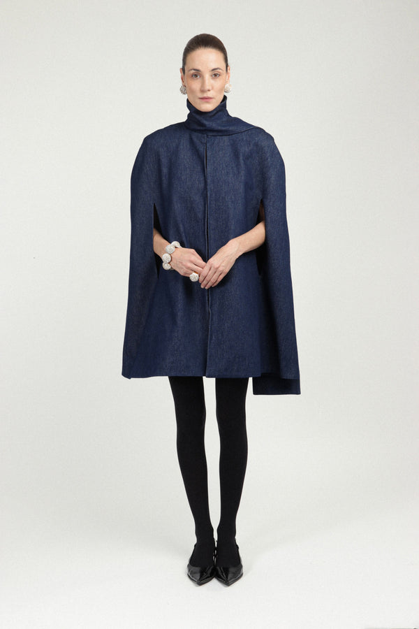 rowen rose Denim Cape