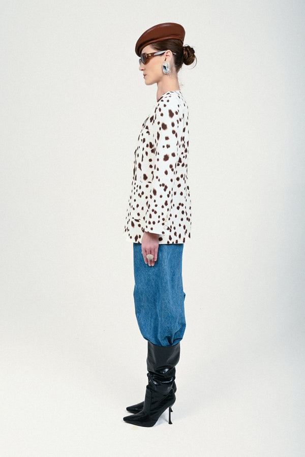 Rowen Rose Denim Carrots Pants