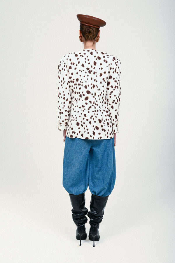 Rowen Rose Denim Carrots Pants