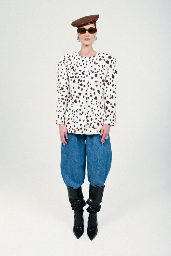 rowen rose Denim Carrots Pants