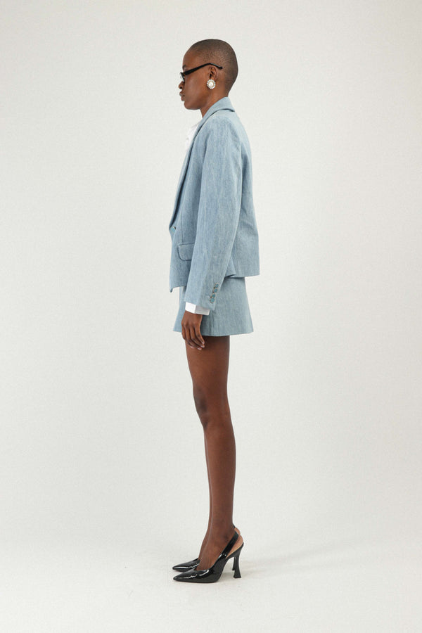 Rowen Rose Denim Oversize Jacket