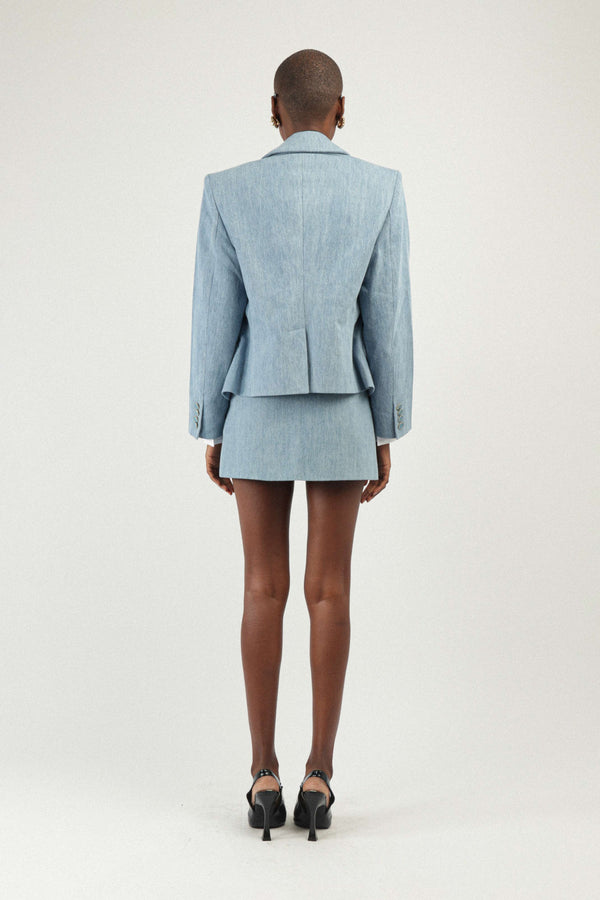 Rowen Rose Denim Oversize Jacket