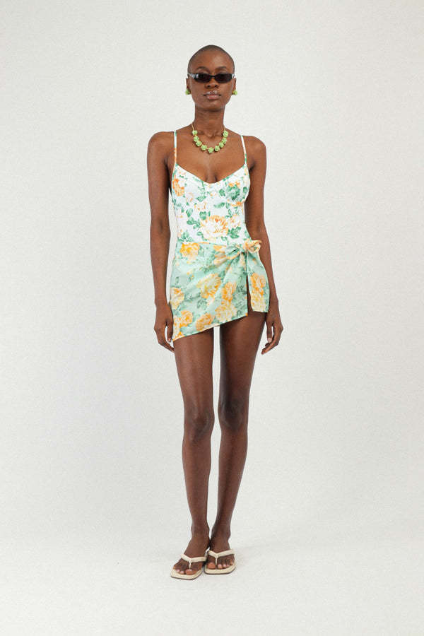 rowen rose Georgette Printed Mini Pareo