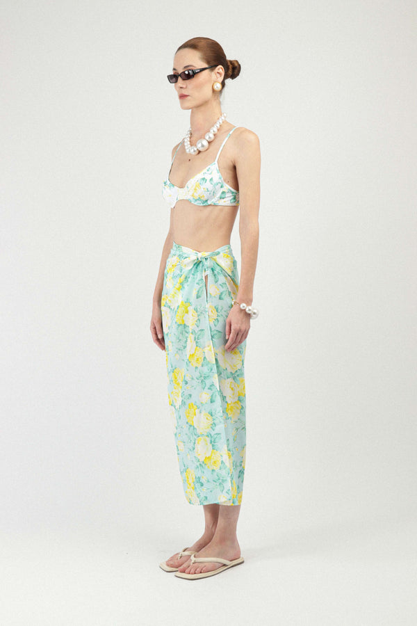 Rowen Rose Georgette Printed Pareo