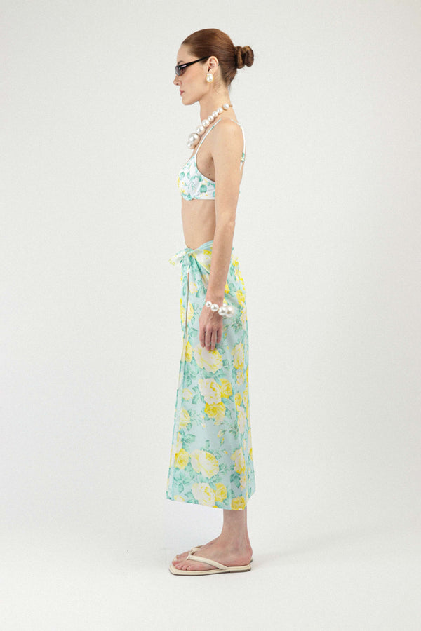 Rowen Rose Georgette Printed Pareo