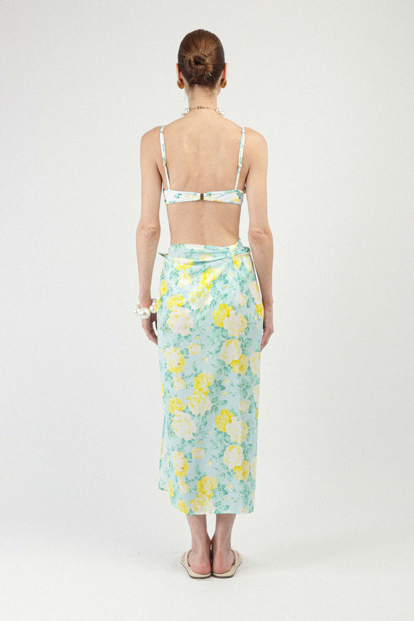 Rowen Rose Georgette Printed Pareo