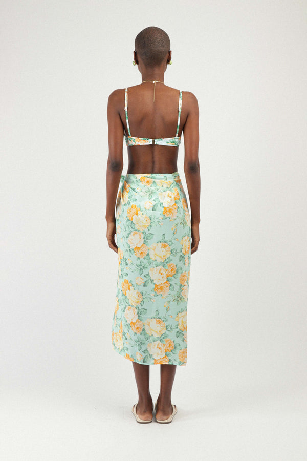 Rowen Rose Georgette Printed Pareo