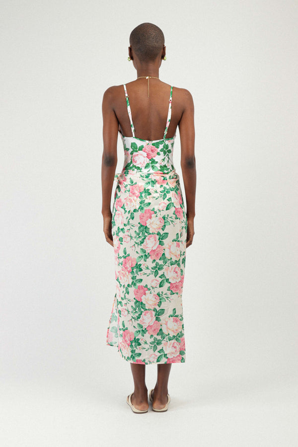 Rowen Rose Georgette Printed Pareo