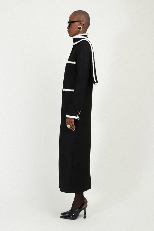 Rowen Rose Long Coat With Pockets