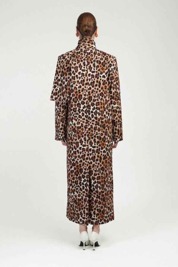 Rowen Rose Long Coat With Pockets In Velvet