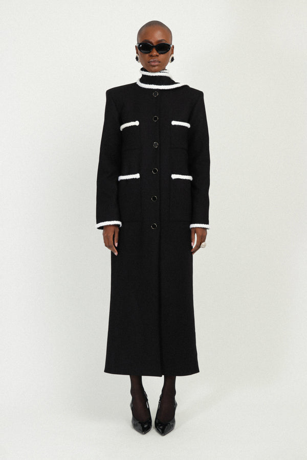 rowen rose Long Coat with Pockets