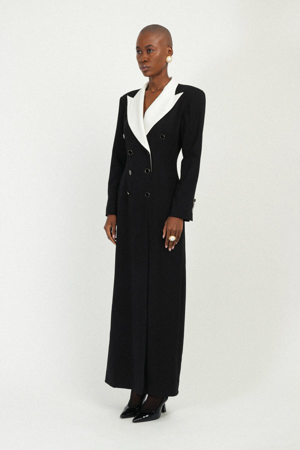 Rowen Rose Long Tuxedo Dress