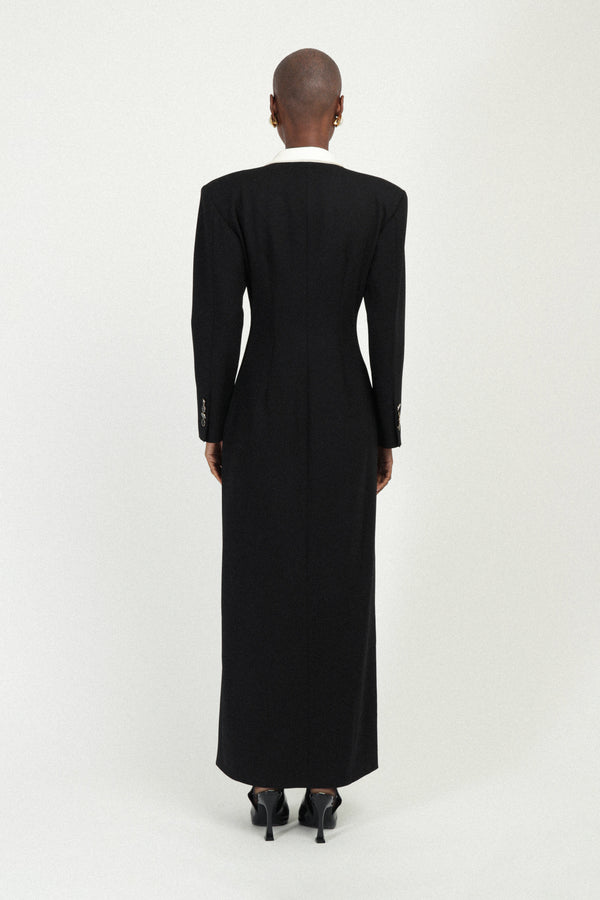 Rowen Rose Long Tuxedo Dress