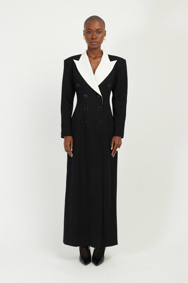 rowen rose Long Tuxedo Dress