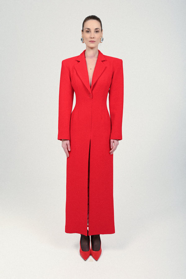 rowen rose Long Tuxedo Dress