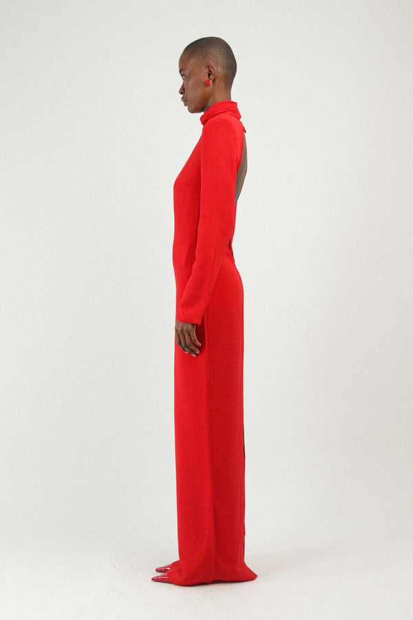 Rowen Rose Maxi Dress With Heart Cutout