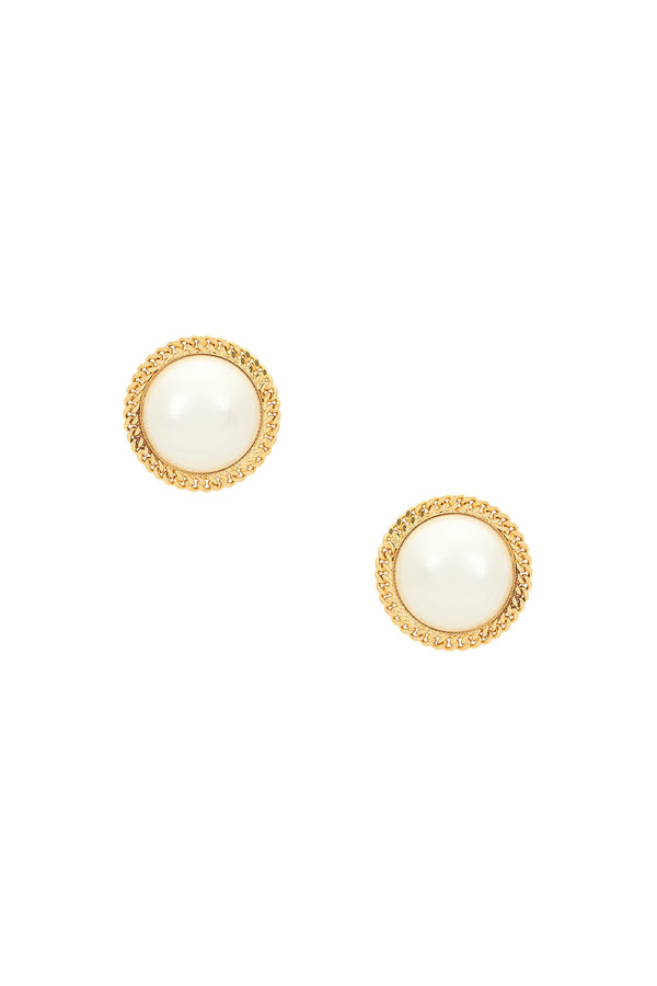 Rowen Rose Oversized Pearl Earrings
