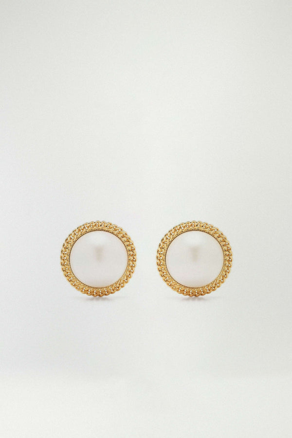 rowen rose Oversized Pearl Earrings