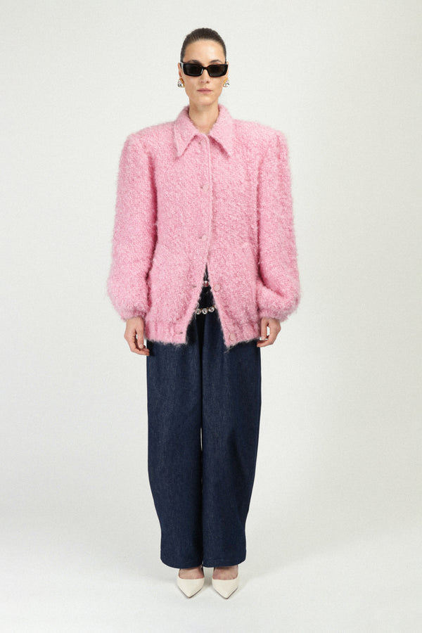 Rowen Rose Oversized Puffy Bomber