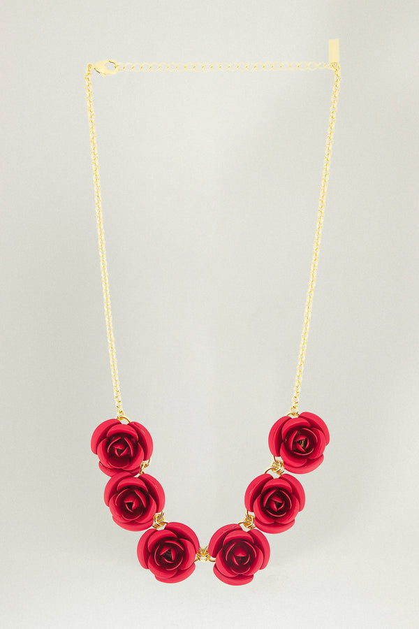 rowen rose Oversized Rose Necklace