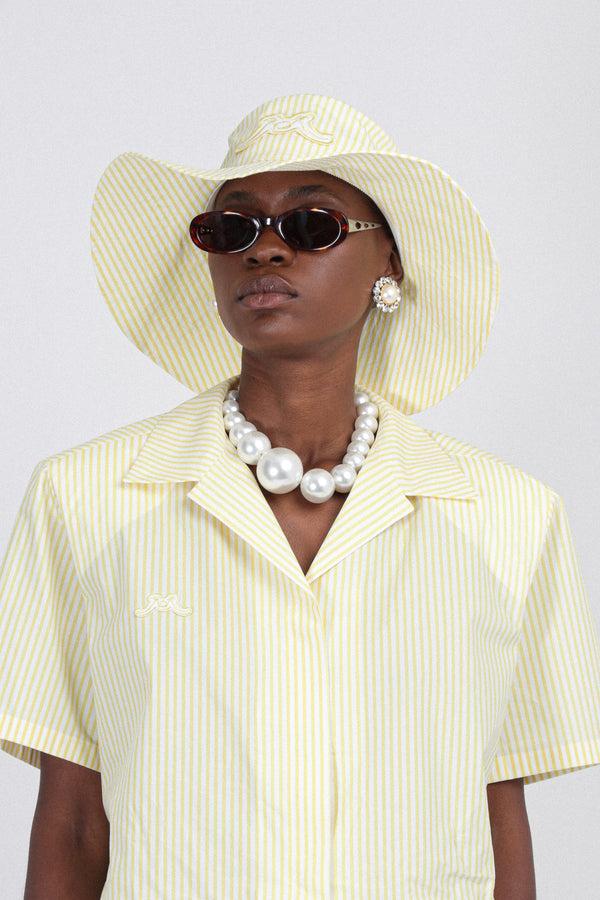 Rowen Rose Poplin Maxi Hat