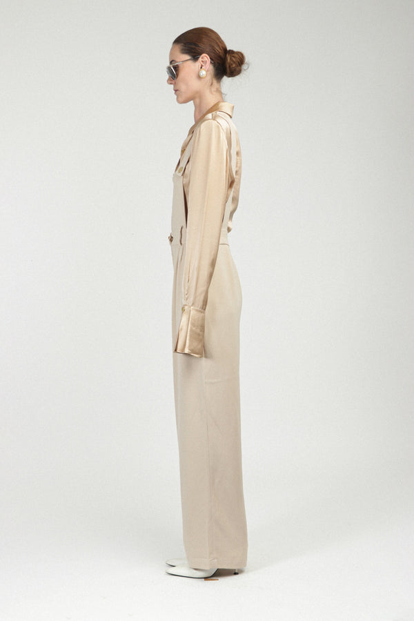 Rowen Rose Satin Silk Shirt