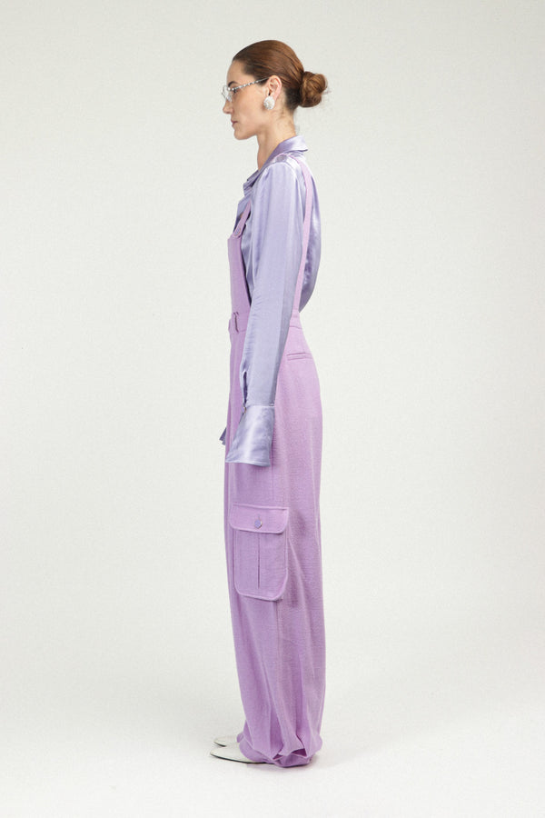 Rowen Rose Satin Silk Shirt