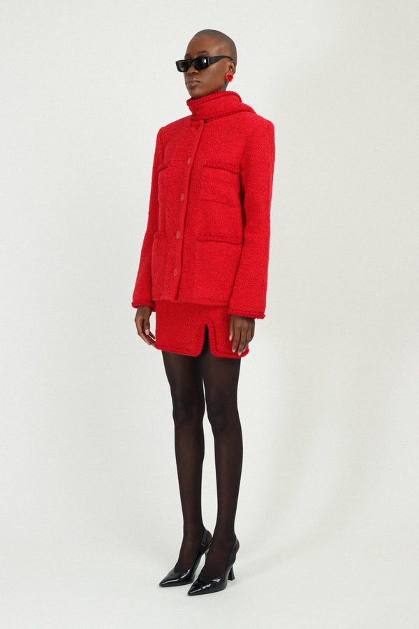 Rowen Rose Short Coat With Pockets