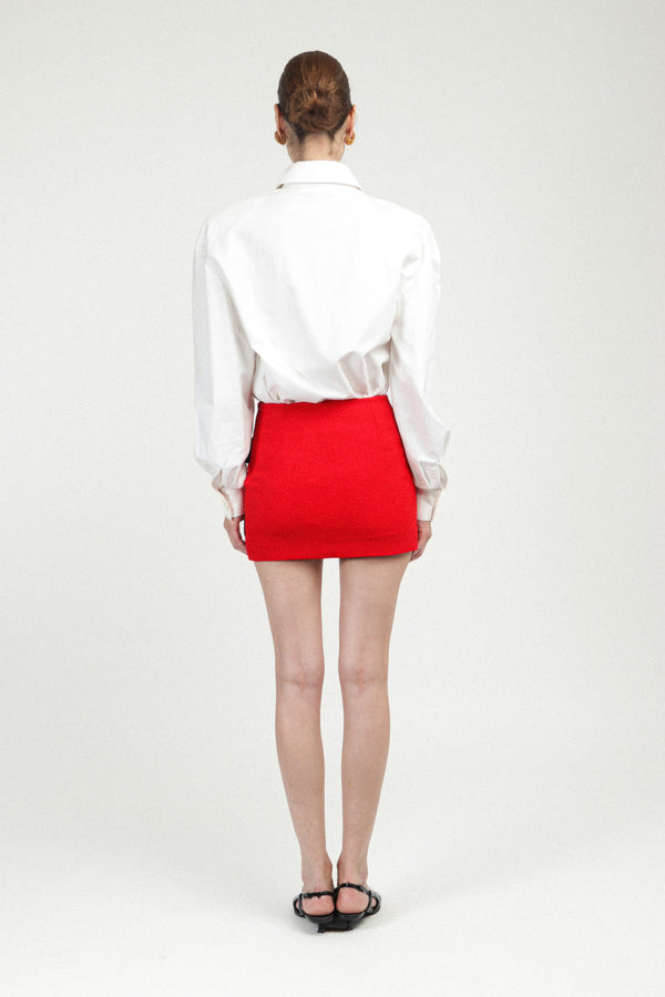 Rowen Rose Signature Mini Skirt With Pockets