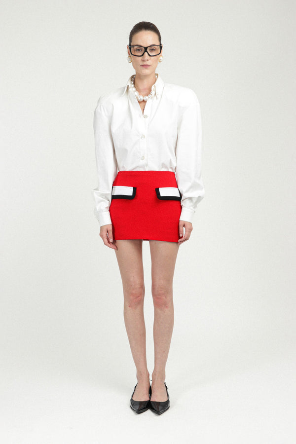 rowen rose Signature Mini Skirt with Pockets